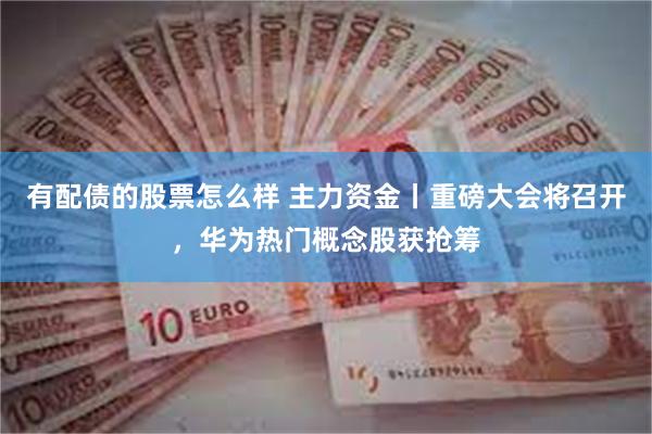 有配债的股票怎么样 主力资金丨重磅大会将召开，华为热门概念股获抢筹