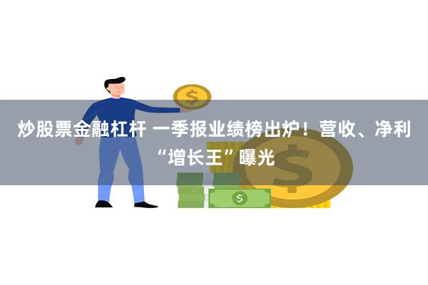 炒股票金融杠杆 一季报业绩榜出炉！营收、净利“增长王”曝光