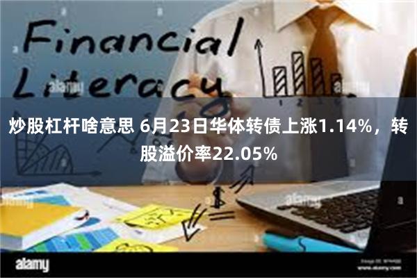 炒股杠杆啥意思 6月23日华体转债上涨1.14%，转股溢价率22.05%
